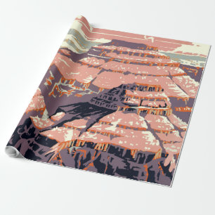 Grand Canyon Western Graphic Art American Presentpapper