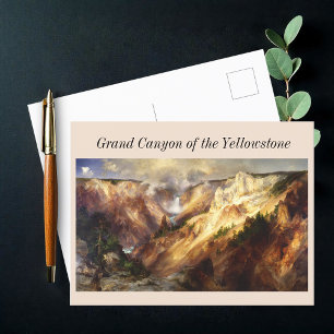 Grand Canyon -Yellowstone av Thomas Moran Vykort