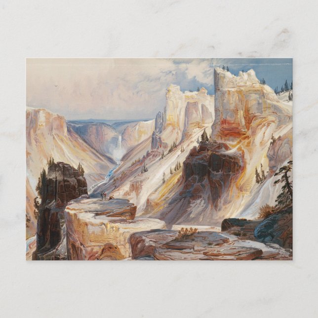 Grand Canyon, Yellowstone av Thomas Moran Vykort (Framsida)