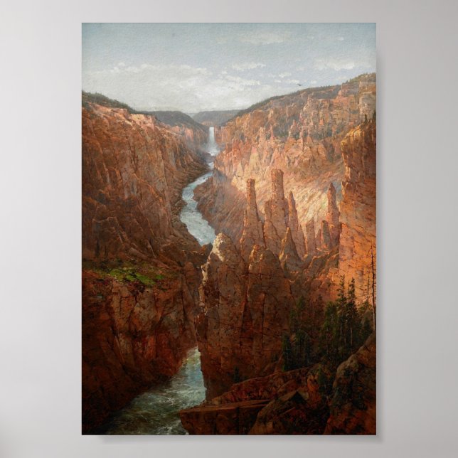 Grand Canyon, Yellowstonefloden, Wyoming Poster (Framsidan)