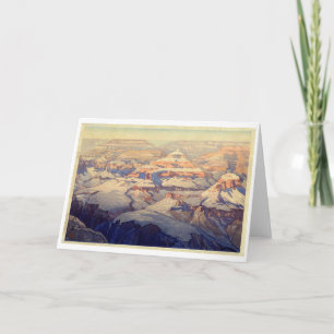 Grand Canyon, Yoshida, Woodcut Kort