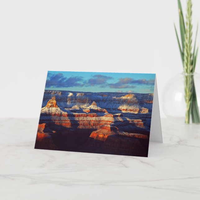 Grand Canyonjulkort Helgkort (Framsida)