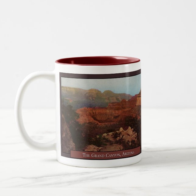 Grand Canyonkaffemuggen Två-Tonad Mugg (Vänster)