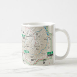 Grand Canyonkartamugg Kaffemugg