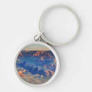 Grand Canyonnationalpark, AZ Rund Silverfärgad Nyckelring