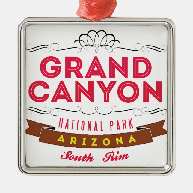 Grand Canyonnationalpark Julgransprydnad Metall (Framsidan)