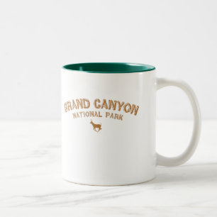Grand Canyonnationalpark Två-Tonad Mugg