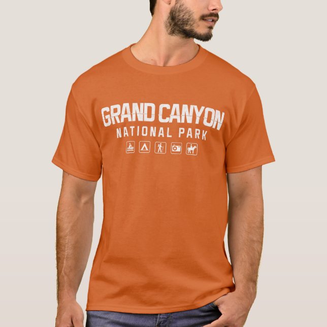Grand CanyonnationalparkTshirt (mörk) Tee Shirt (Framsida)