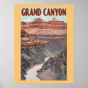 Grand Canyonvintage resorstil Poster