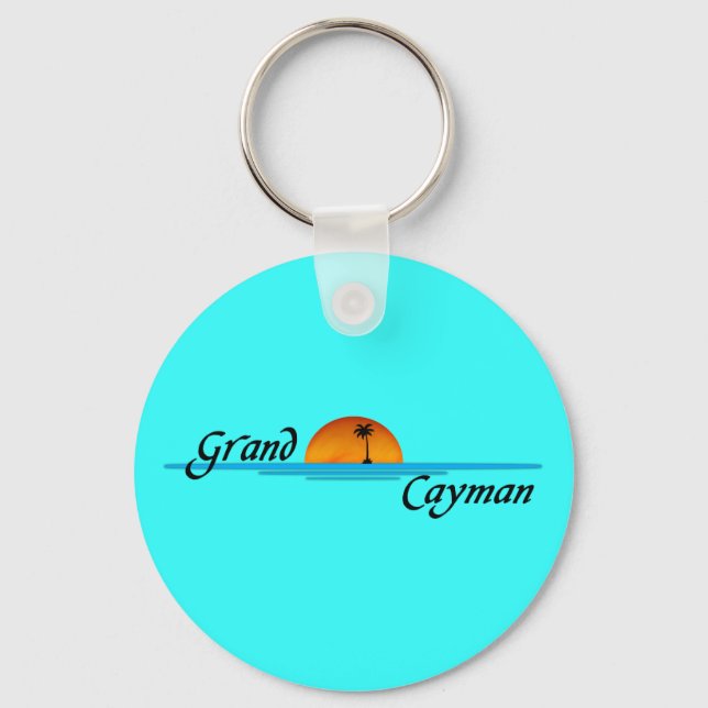 Grand Cayman Keychain Nyckelring (Framsida)