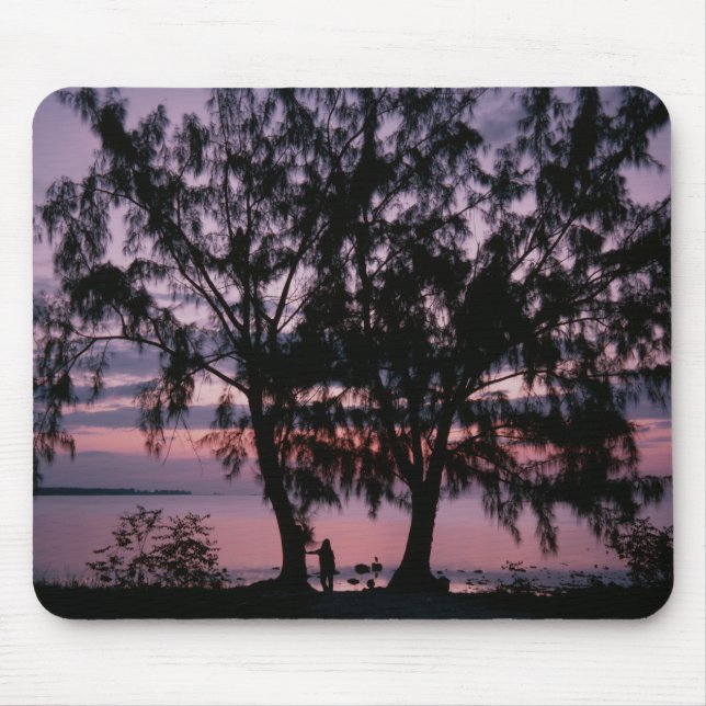 Grand Cayman Sunrise Mousepads Musmatta (Framsidan)