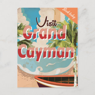Grand Cayman Vintage resor Poster Vykort