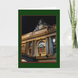 'Grand Central Christmas' Julkort - Tomt Helgkort