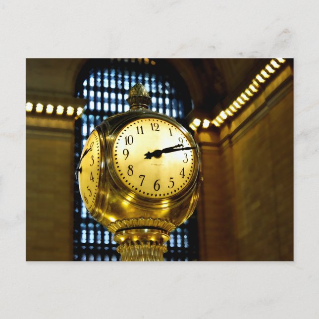 Grand Central Clock Vykort (Framsida)