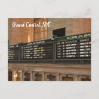 Grand Central Hudson Harlem Tåg Departures NYC