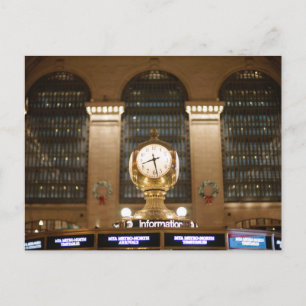 Grand Central Station Clock (New York, NY) Vykort