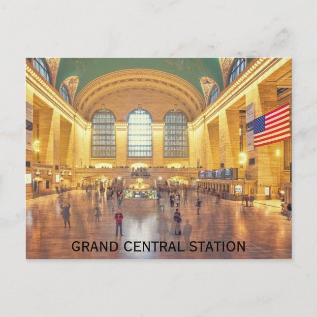 Grand Central Station New York City Vykort (Framsida)