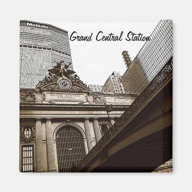 Grand Central Station, New York Magnet (Framsidan)