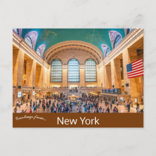 Grand Central Station New York vykort
