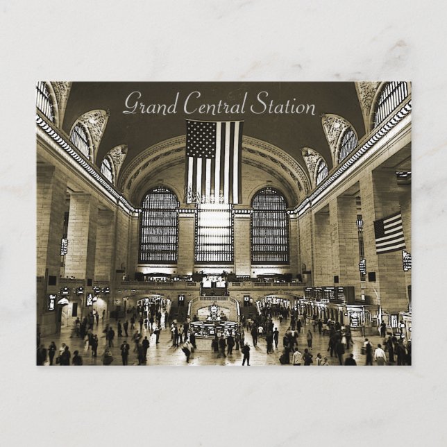 Grand Central Station, NYC Vykort (Framsida)