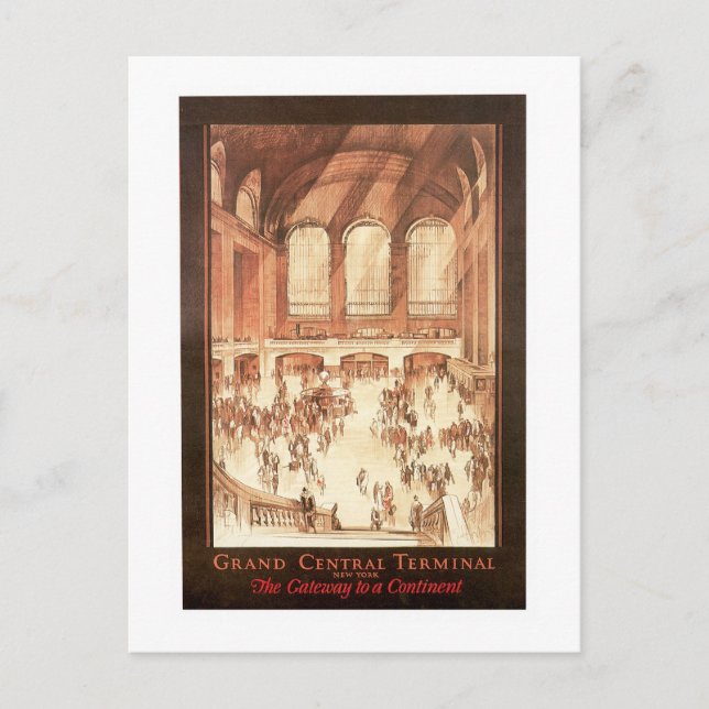 Grand Central Terminal Vykort (Framsida)
