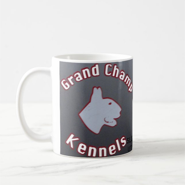 Grand Champ Kennels logotyp mugg (Vänster)