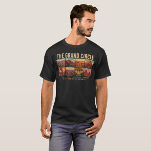 Grand Circle Nationalparker Landmärken Illustratio T Shirt