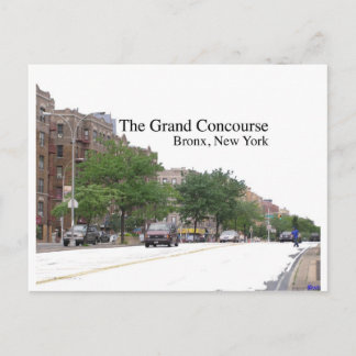 Grand Concouse, Bronx, NY Vykort