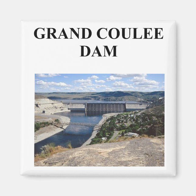 grand coulee dam magnet (Framsidan)