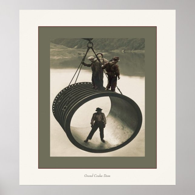 Grand Coulee Dam Poster (Framsidan)