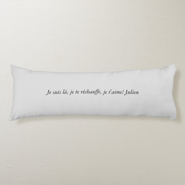 Grand coussin personnalisable deux côtés kroppskudde (Framsidan)