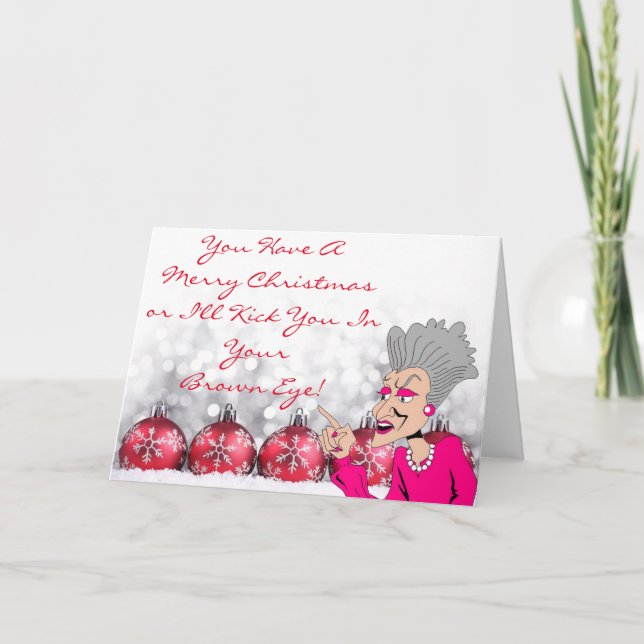 Grand Dame-julkort III Helgkort (Framsida)