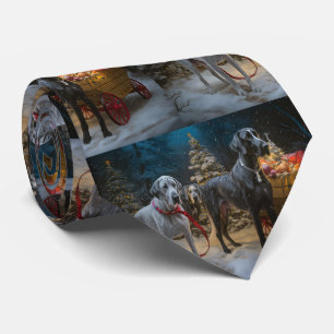 Grand Dan Snowy Sleigh Juldekoration Slips