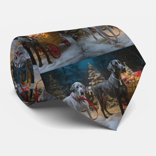 Grand Dan Snowy Sleigh Juldekoration Slips (Rullad)