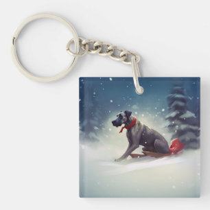 Grand Danes jul snö vinter