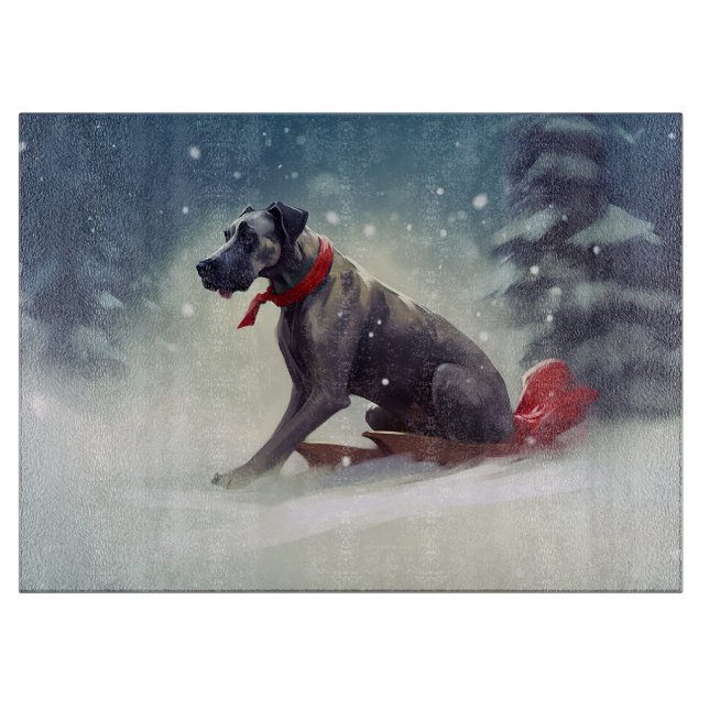 Grand Danes jul snö vinter (Framsidan)