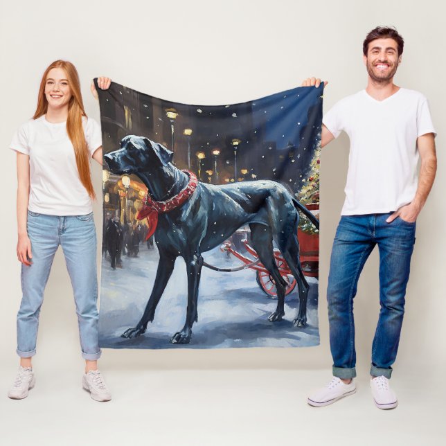 Grand Danes Julfirande Säsong Fleecefilt (På plats)