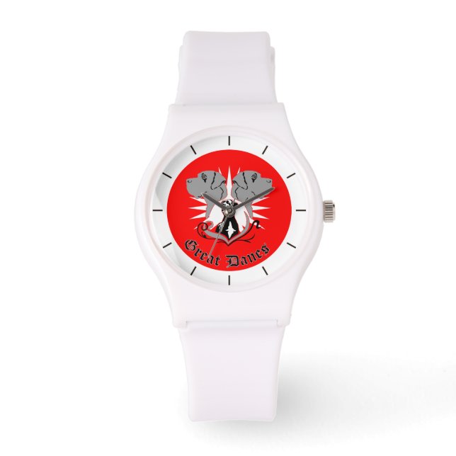 Grand daneser Hund Armbandsur (Framsida)