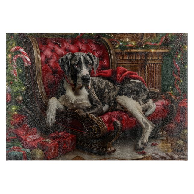 Grand Danne Hund Jul Festlig (Framsidan)