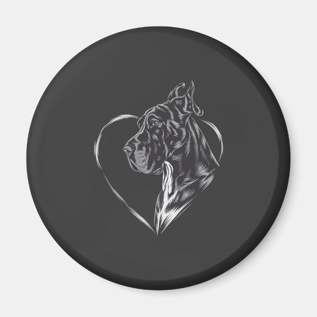 Grand danois magnet (Framsidan)