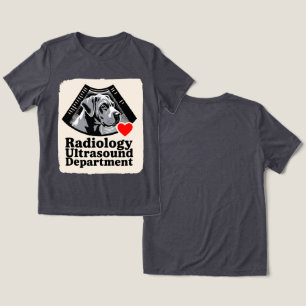 Grand Danois "Radiologi Ultraljudsavdelning" T Shirt