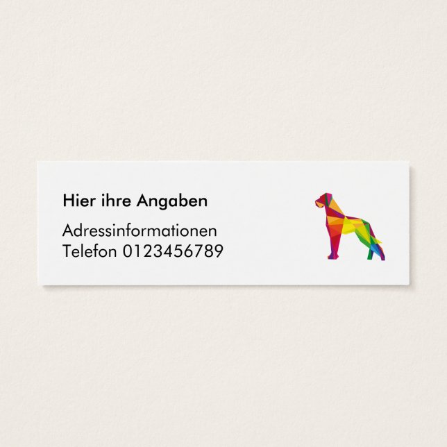 Grand Danoise slim Litet Visitkort (Baksidan)