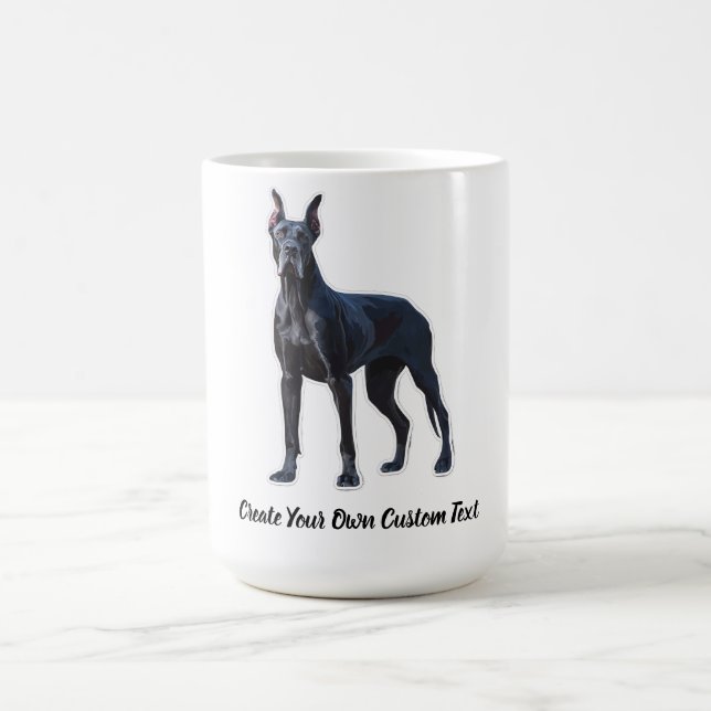 Grand Dansk Hund Skapa Din Egen Anpassad Text  Kaffemugg (Center)