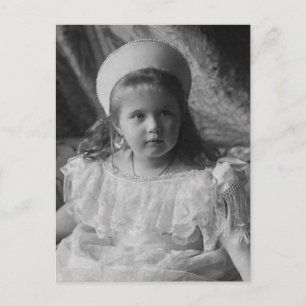 Grand Duchess Anastasia Romanov Rysk-domstolens kl Vykort