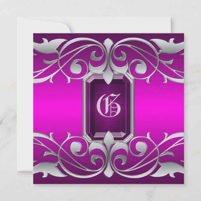 Grand Duchess Rosa Jude Rosa Regency Call Inbjudningar (Framsida)