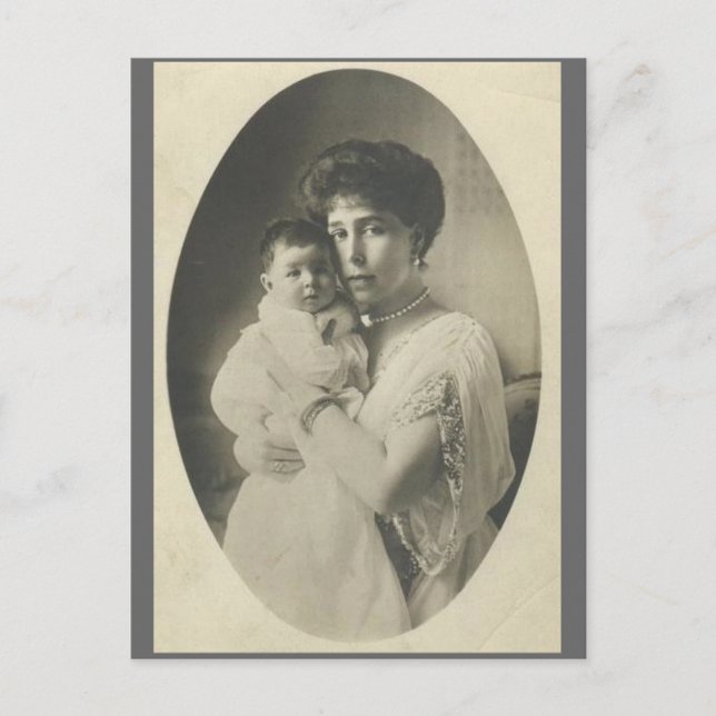 Grand Duchess Viktoria Melita & Marie Romanov #258 Vykort (Framsida)