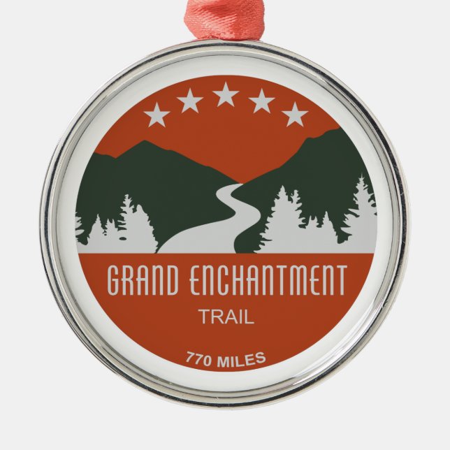 Grand Enchantment Trail Julgransprydnad Metall (Framsidan)