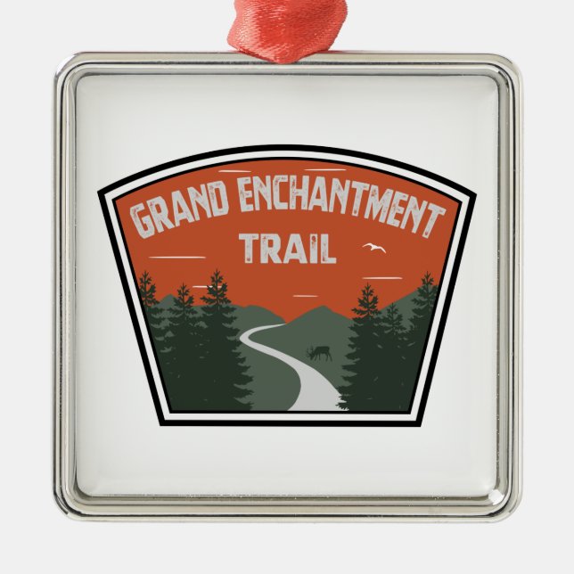 Grand Enchantment Trail Julgransprydnad Metall (Framsidan)