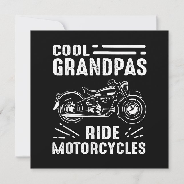 Grand Far Biker Inbjudningar (Framsida)
