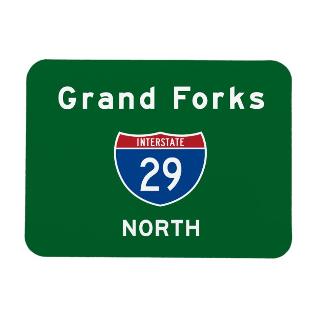 Grand Forks 29 Magnet (Horisontell)